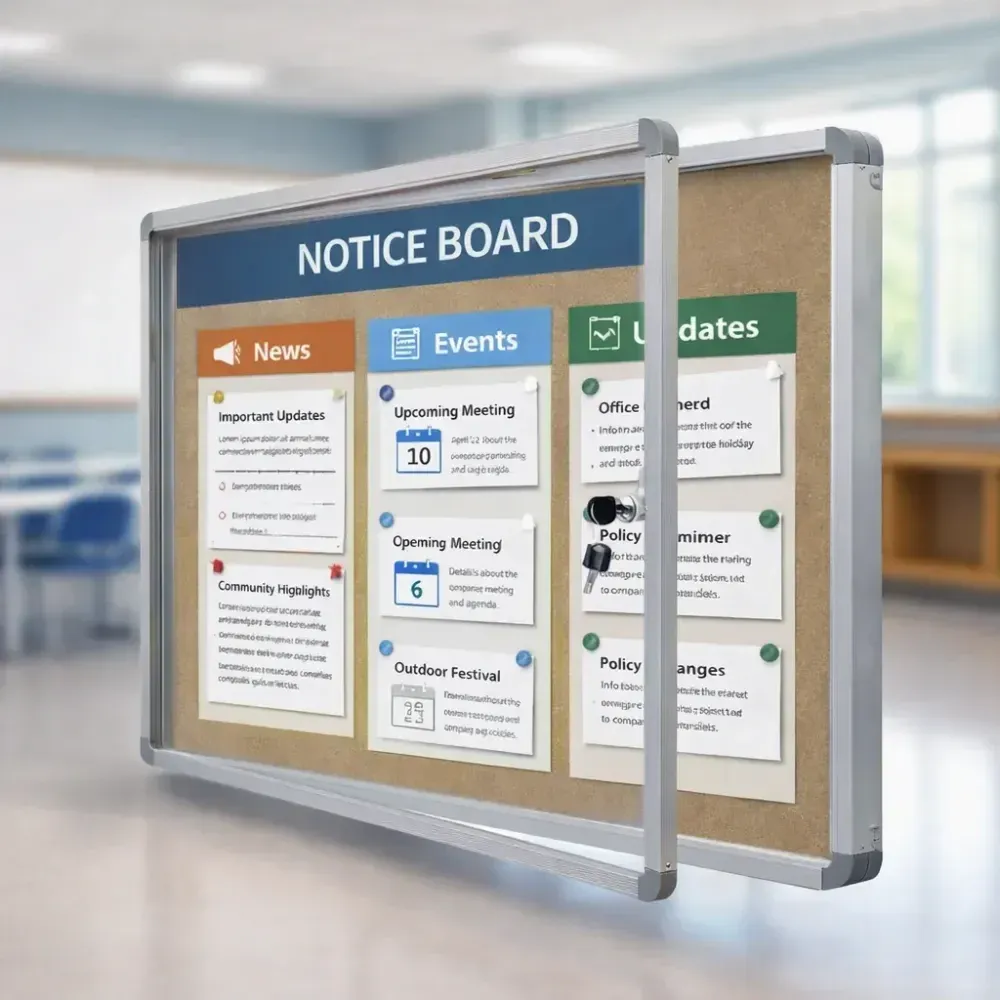 Magnetic Notice and Display Boards Manufacturer BHSPL