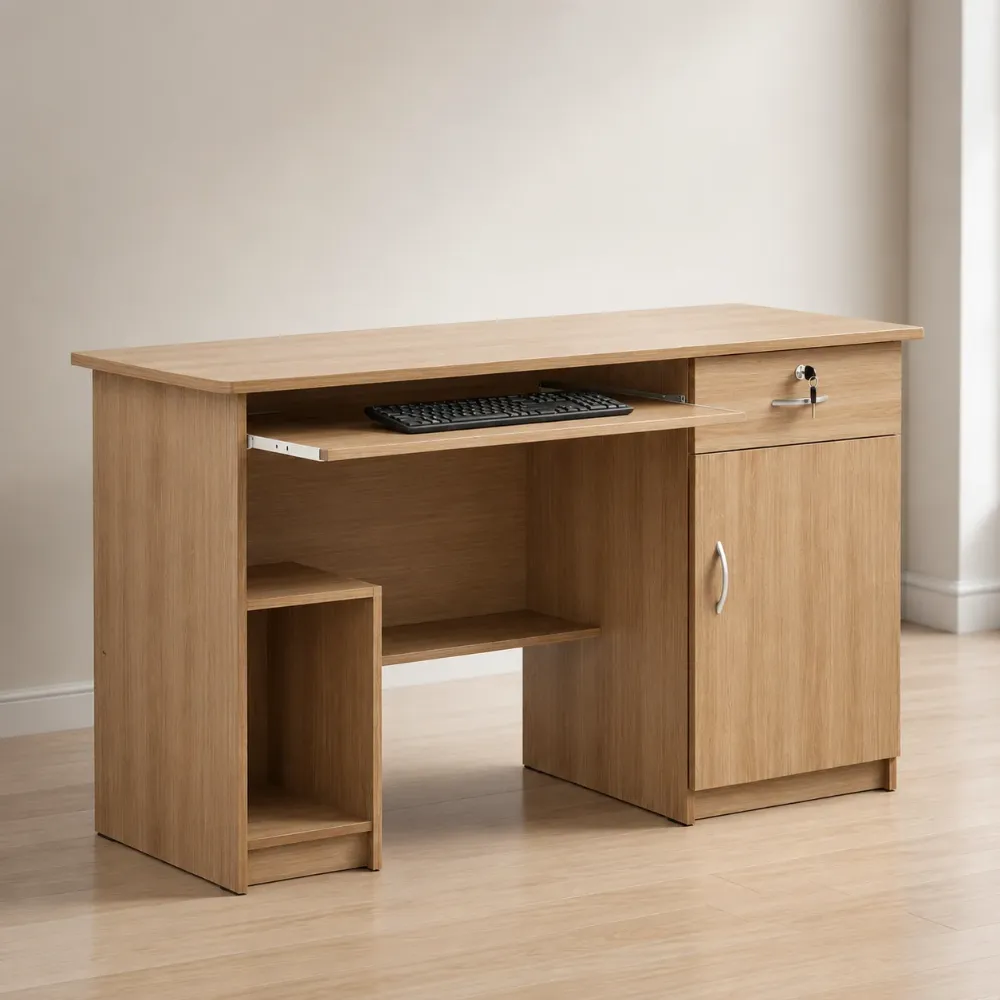 Computer Table with storage and cpu storage
